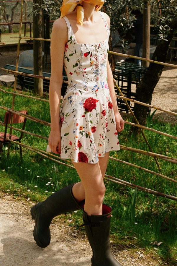Floral mini dress