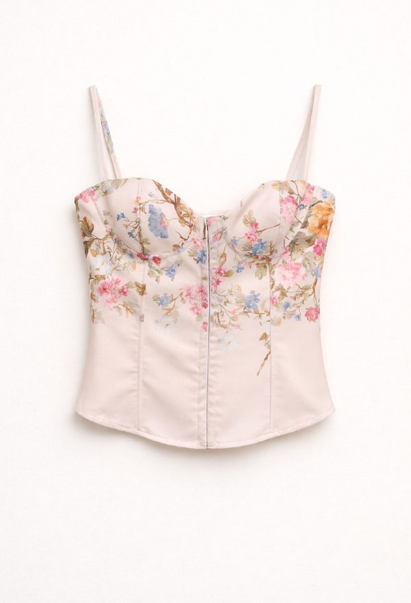 Floral μπεζ set