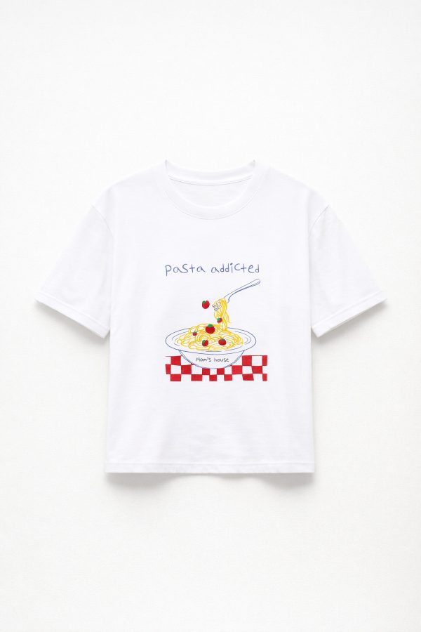 T-shirt  ''pasta addicted''