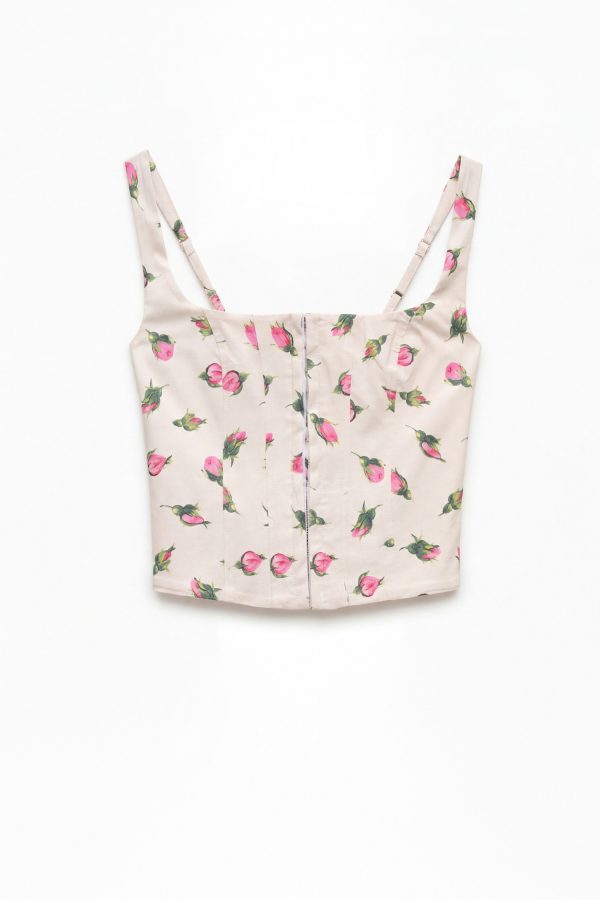 Τοπ ροζ floral