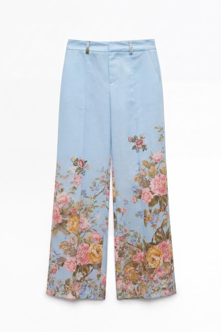 Παντελόνι floral blue