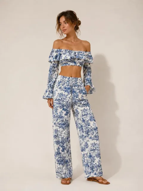 Italy blue-white σετ