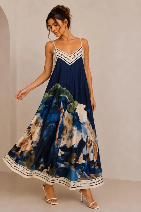 'Italy' blue dress