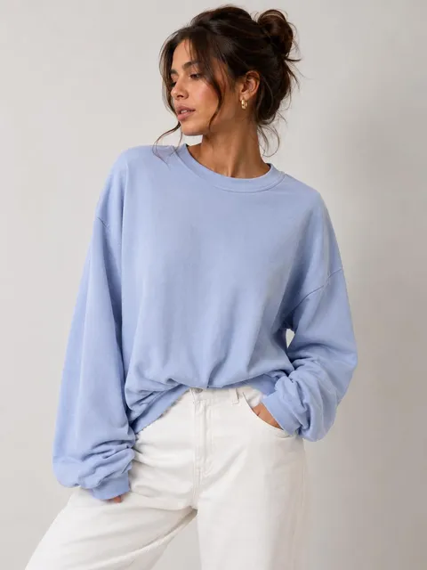 Baby blue μπαλούν μπλούζα