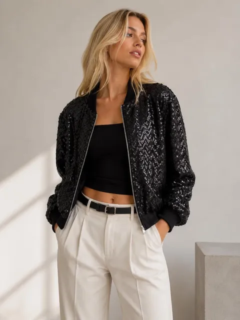 Lumina jacket παγιέτα