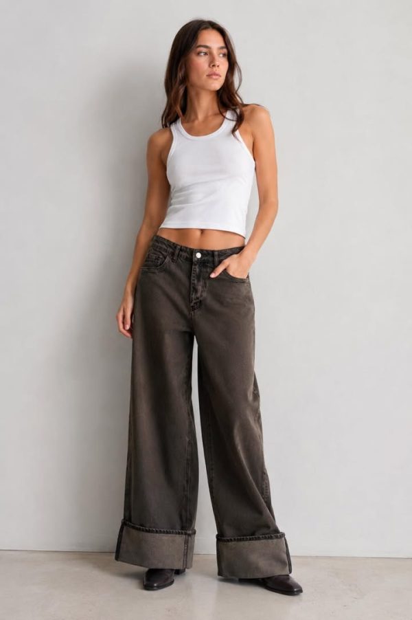 LUMINA Wide-leg denim